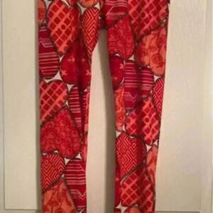 Womens LuLaroe heart leggings